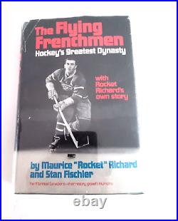 Maurice Rocket Richard AUTOGRAPH The Flying Frenchmen Hockey's Greatest Dynasty