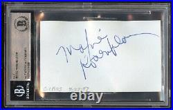 Maxie Rosenbloom d1976 signed autograph 2x3 cut Actor and Professional Boxer BAS