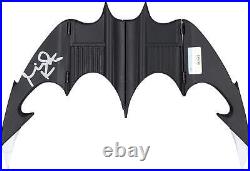 Michael Keaton Batman Autographed 1989 Prop Replica Batarang