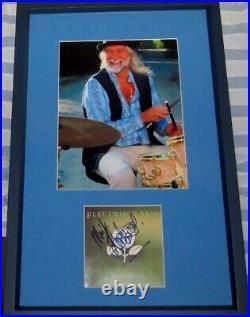 Mick Fleetwood signed autographed Fleetwood Mac CD booklet framed with 8x10 photo