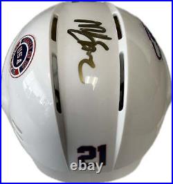 Mike Eruzione Miracle on Ice White Mini Hockey Helmet Hand Signed