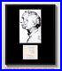 Molly & Norman Rockwell HAND SIGNED Matted Cut & Photo! Art Icon! Autograph