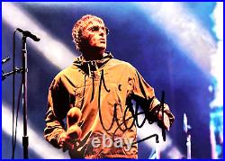 OASIS Band Signed Noel + Liam Gallagher 7x5 Authentic Original Autographs withCOA