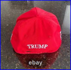 Official NEW Authentic Red 45-47 MAGA HAT signed By DONALD TRUMP