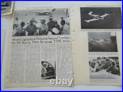 Pat Boling Aviation Original Signed Autographed Photograph With Extras Vintage