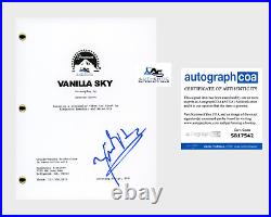 Penelope Cruz Autograph Signed Vanilla Sky Script Acoa