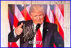 President DONALD TRUMP Signed 8x10 Photo Original Authentic Autograph with COA