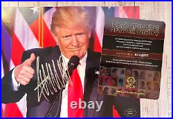 President DONALD TRUMP Signed 8x10 Photo Original Authentic Autograph with COA