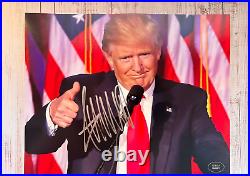 President DONALD TRUMP Signed 8x10 Photo Original Authentic Autograph with COA