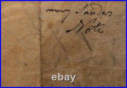 RARE DOCUMENT Promissory Note August 24, 1757 Early Stocks and Bonds