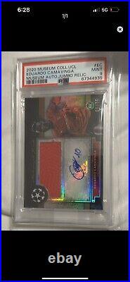 RARE Eduardo Camavinga signed and graded card? #EC Museum AUTO JUMBO RELIC