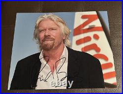 Richard Branson Investor Autographed In Person 8x10 Photo with COA