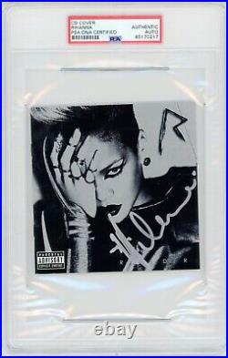 Rihanna Signed Autographed Rated R CD Album PSA DNA Encased