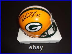 Robert Tonyan Green Bay Packers Autographed Riddell Mini Helmet JSA W coa