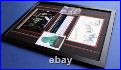 STAR WARS Episode 6 AUTOGRAPHS framed artistic display Inside Millennium Falcon