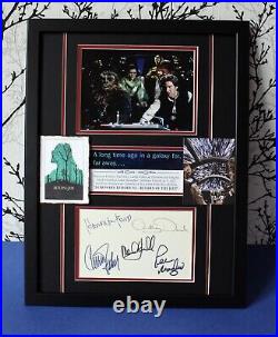 STAR WARS Episode 6 AUTOGRAPHS framed artistic display Inside Millennium Falcon