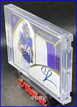 STEFON DIGGS 2015 Panini Immaculate Rookie Card RPA /99 On Card