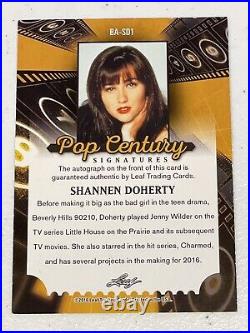 Shannen Doherty Autograph/Signed 2016 Leaf Pop Century Signatures 90210 BA-SD1