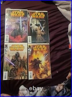 Star Wars Episode III Dark Horse Autographed Comics. All 4 books