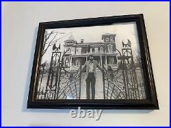 Stephen King Signed Autograph Signature on Framed Index with 80s/90s print