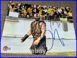 TOM HARDY SIGNED AUTOGRAPH 8x10 PHOTO BATMAN DARK KNIGHT RISES BATMAN BECKETT E