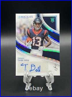 Tank Dell 2023 Panini Immaculate Collection 1/1 ONE OF ONE Rookie Autographs #20