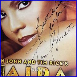 Toni Braxton Autographed Aida Broadway Poster RARE Collectible 22in x 14in