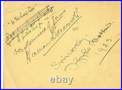 VERY RARE! 1920's Stars Multi Signed Album Page