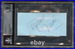 Virginia Weidler d1968 signed autograph 2x5 Actress The Philadelphia Story BAS
