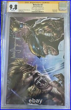 Wolverine Comic Signed By Mico Suayan! CGC 9.8 Sabretooth Vs Wolverine Cover